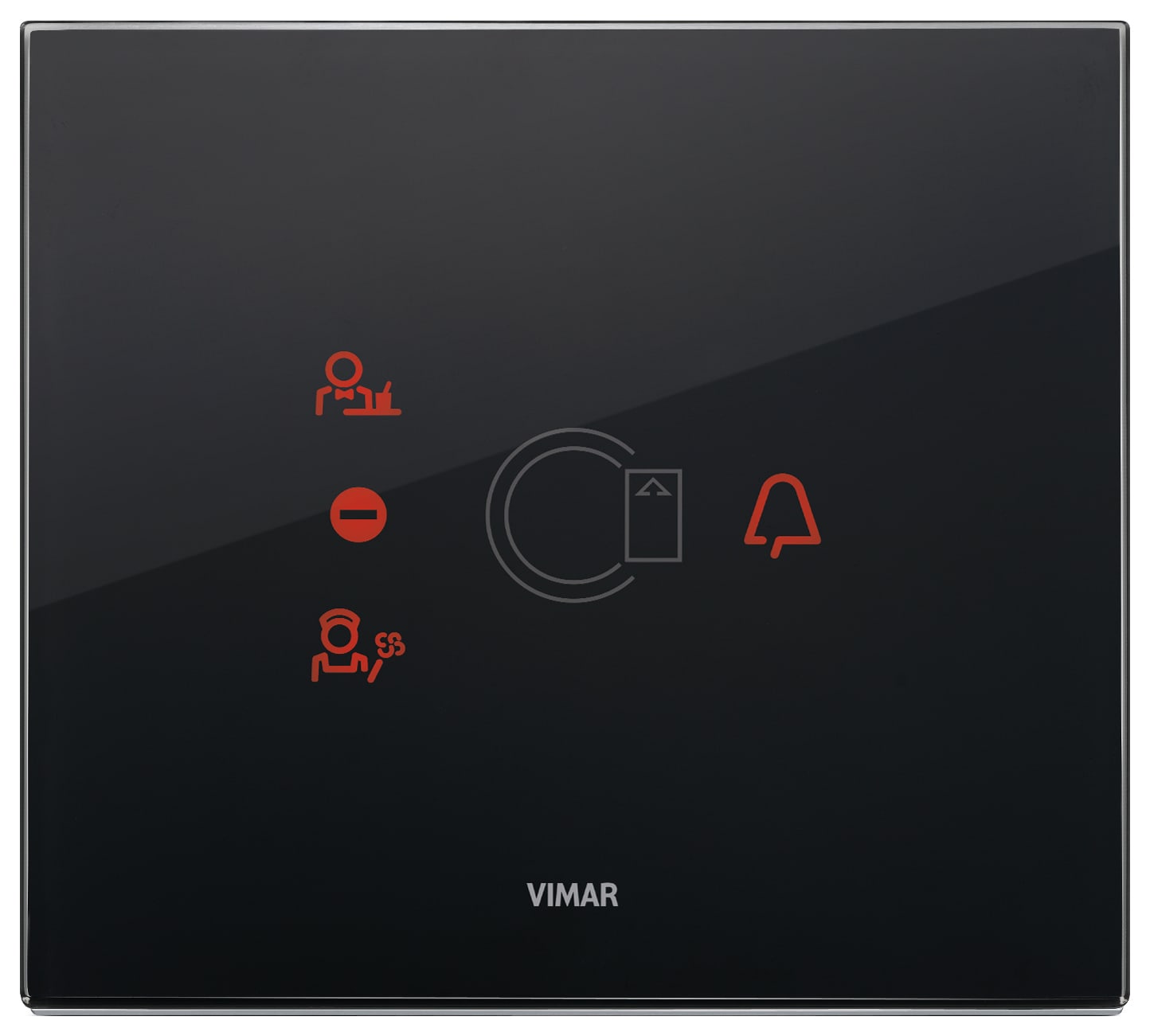 VIMAR - PLACCA 3M TRANSPONDER NERO DIAMANTE 21666.76