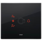 VIMAR - PLACCA 3M TRANSPONDER NERO DIAMANTE 21666.76