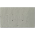 VIMAR - PLACCA 5MBS (2+BLANK+2) QUARZITE GRIGIA 21667.53