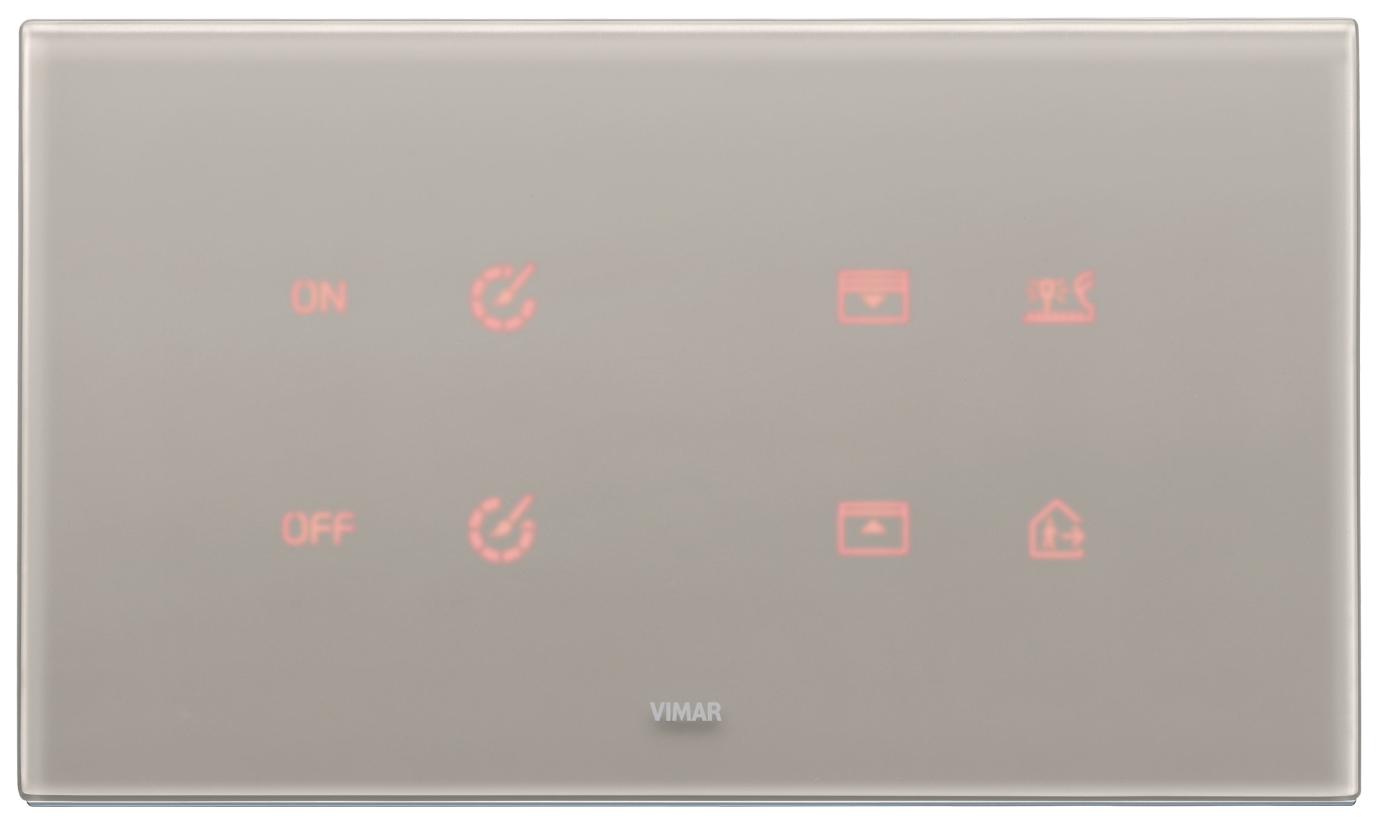 VIMAR - PLACCA 5MBS (2+BLANK+2) GRIGIO PERLA