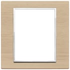 VIMAR - Placca 8M Rovere Sbiancato - 8 Moduli Legno Naturale 21668.32