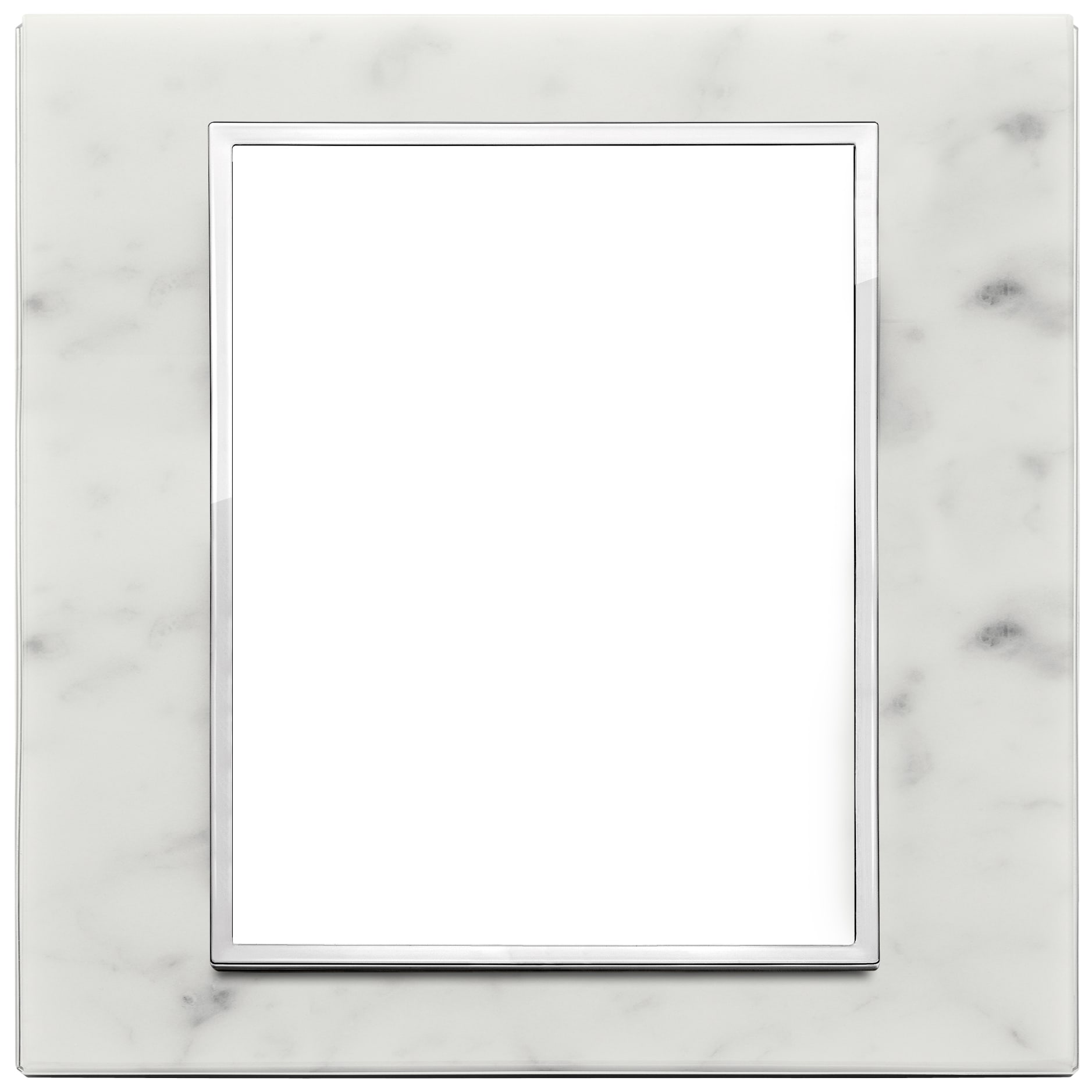 VIMAR - PLACCA 8M BIANCO DI CARRARA 21668.51