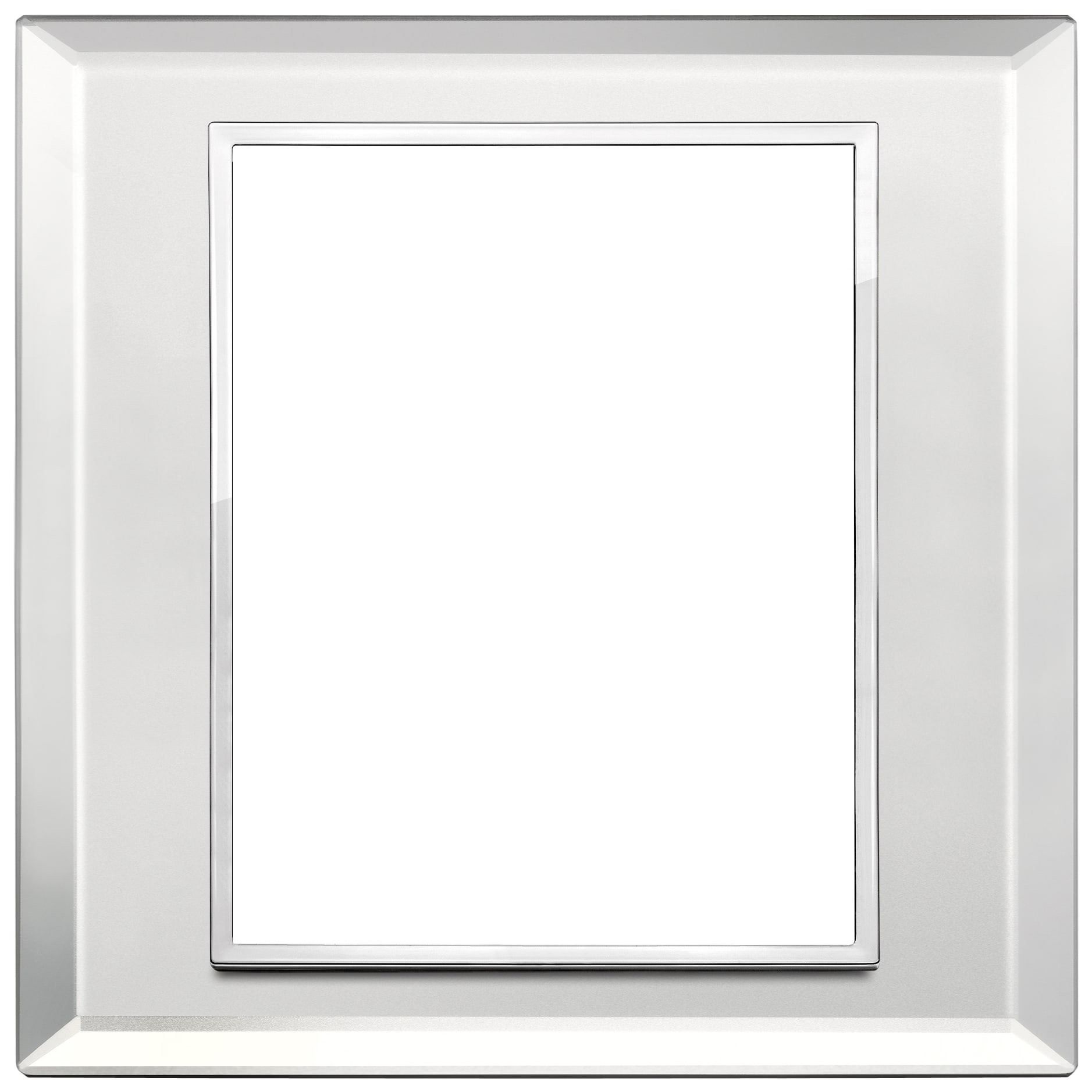 VIMAR - PLACCA 8M ARGENTO GHIACCIO