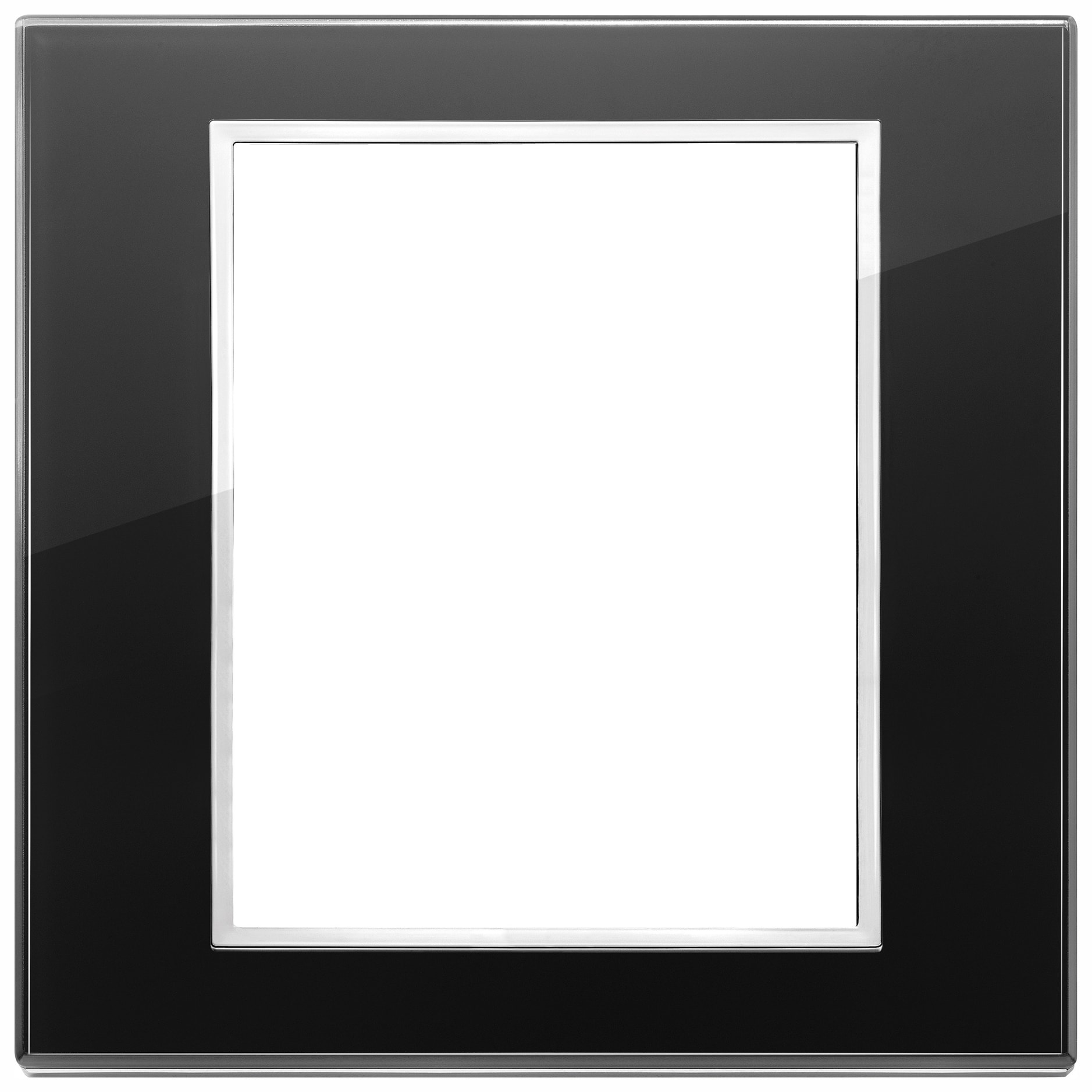 VIMAR - PLACCA 8M NERO DIAMANTE