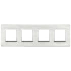 VIMAR - PLACCA 8M (2+2+2+2) INT71 GRIGIO NEXT 21669.02