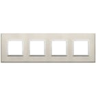 VIMAR - PLACCA 8M (2+2+2+2) INT71 BRONZO CHIARO 21669.04