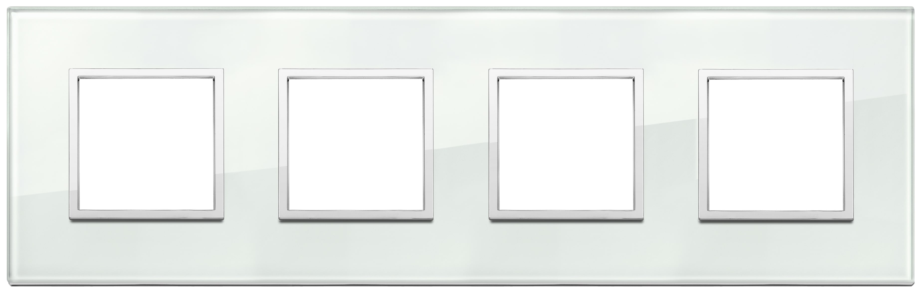 VIMAR - PLACCA 8M (2+2+2+2) INT71 ACQUA 21669.71