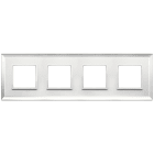 VIMAR - PLACCA 8M (2+2+2+2) INT71 ARGENTO GHIAC. 21669.72