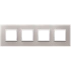 VIMAR - PLACCA 8M (2+2+2+2) INT71 GRIGIO PERLA