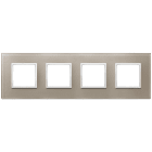 VIMAR - PLACCA 8M (2+2+2+2) INT71 OPALE BRUNO