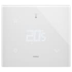 VIMAR - Termostato KNX STAR 2M bianco diamante, touch screen per controllo temperatura ambiente, domotica KNX, retroilluminazione LED RGB, 2 moduli.