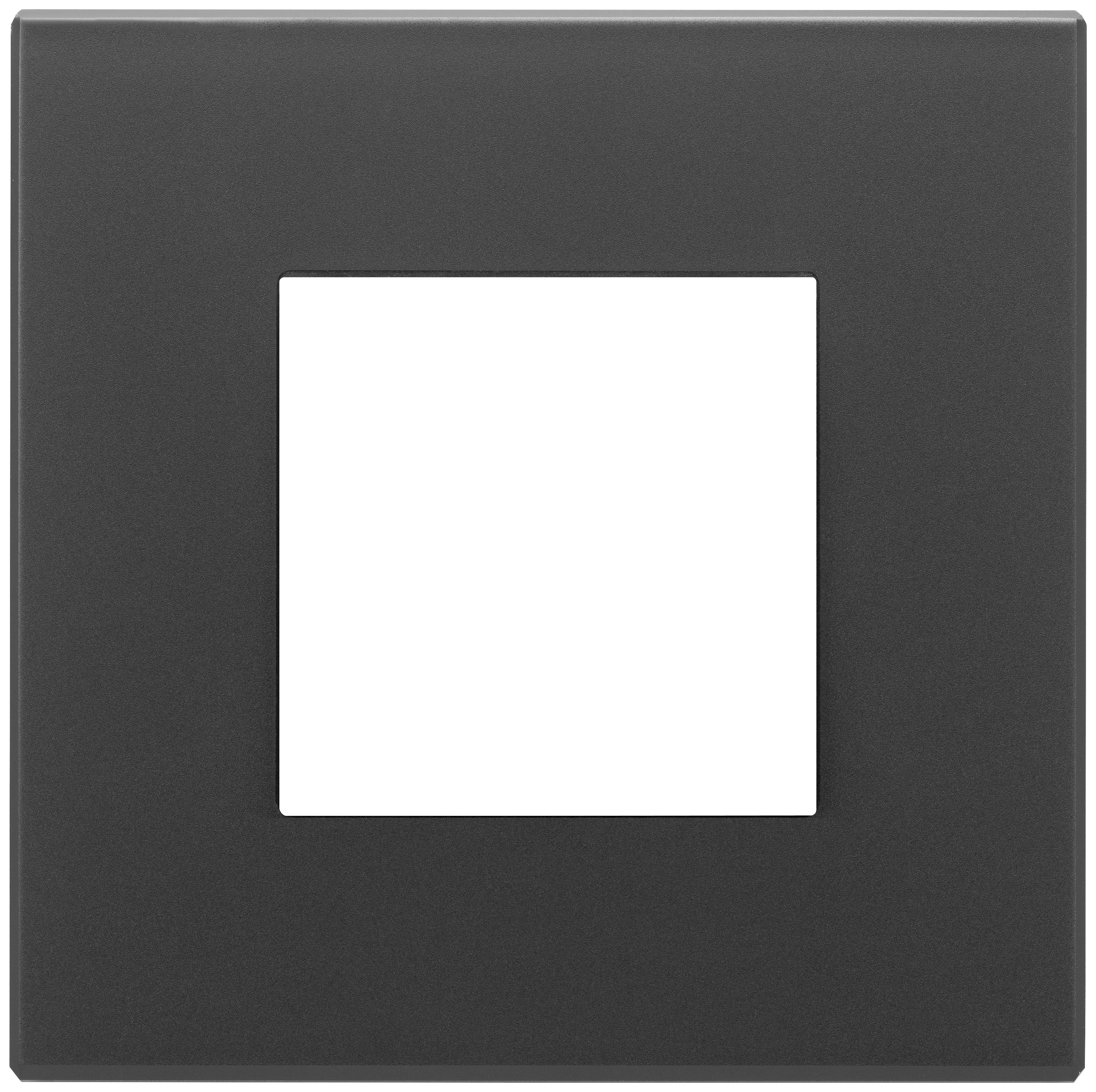 VIMAR - PLACCA 2M NERO SATINATO 22642.73