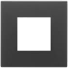 VIMAR - PLACCA 2M NERO SATINATO