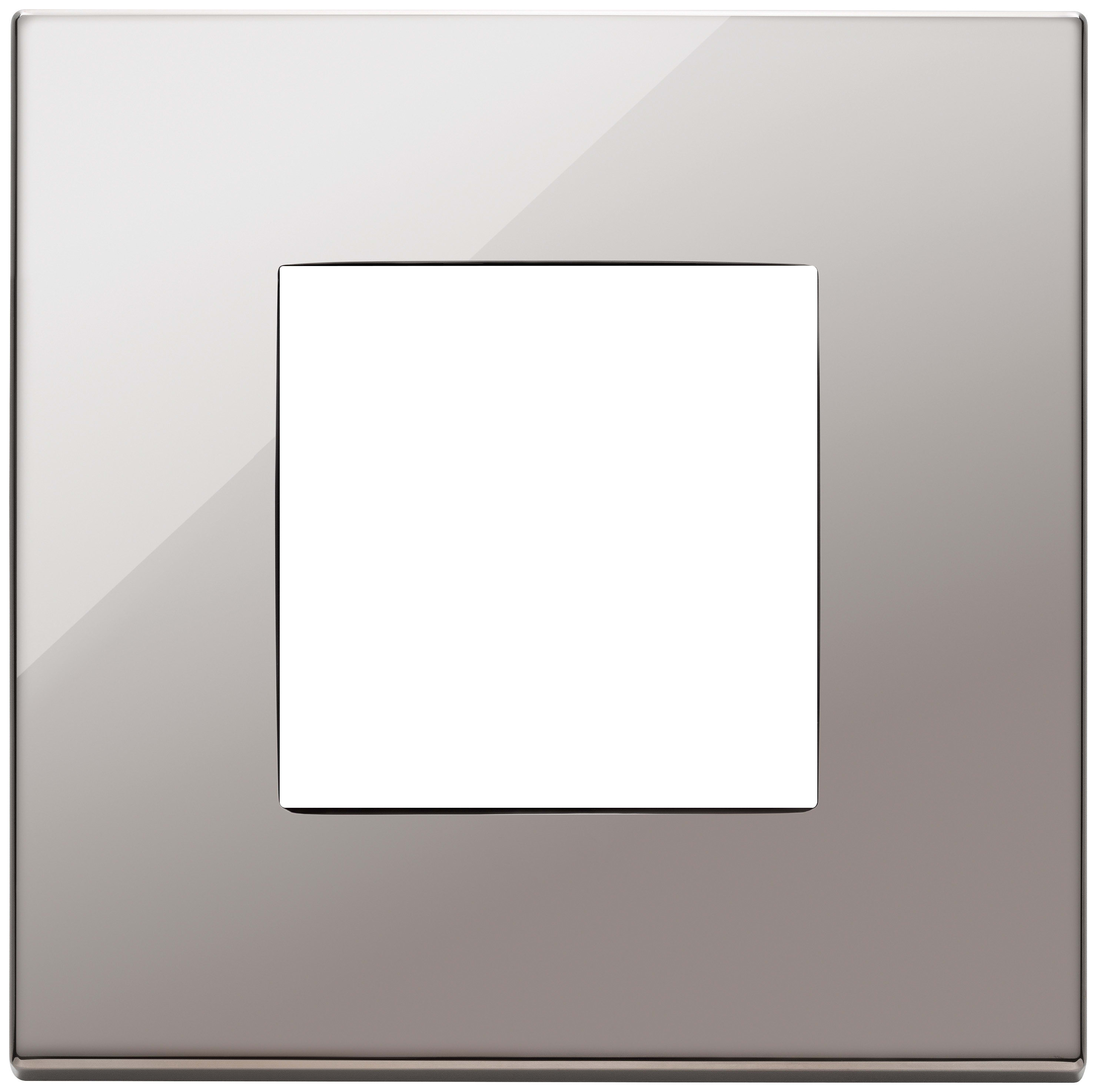 VIMAR - PLACCA 2M CROMO NERO