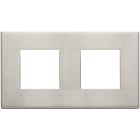 VIMAR - PLACCA 4M (2+2)INT71 NICHEL SPAZZOLATO 22643.11