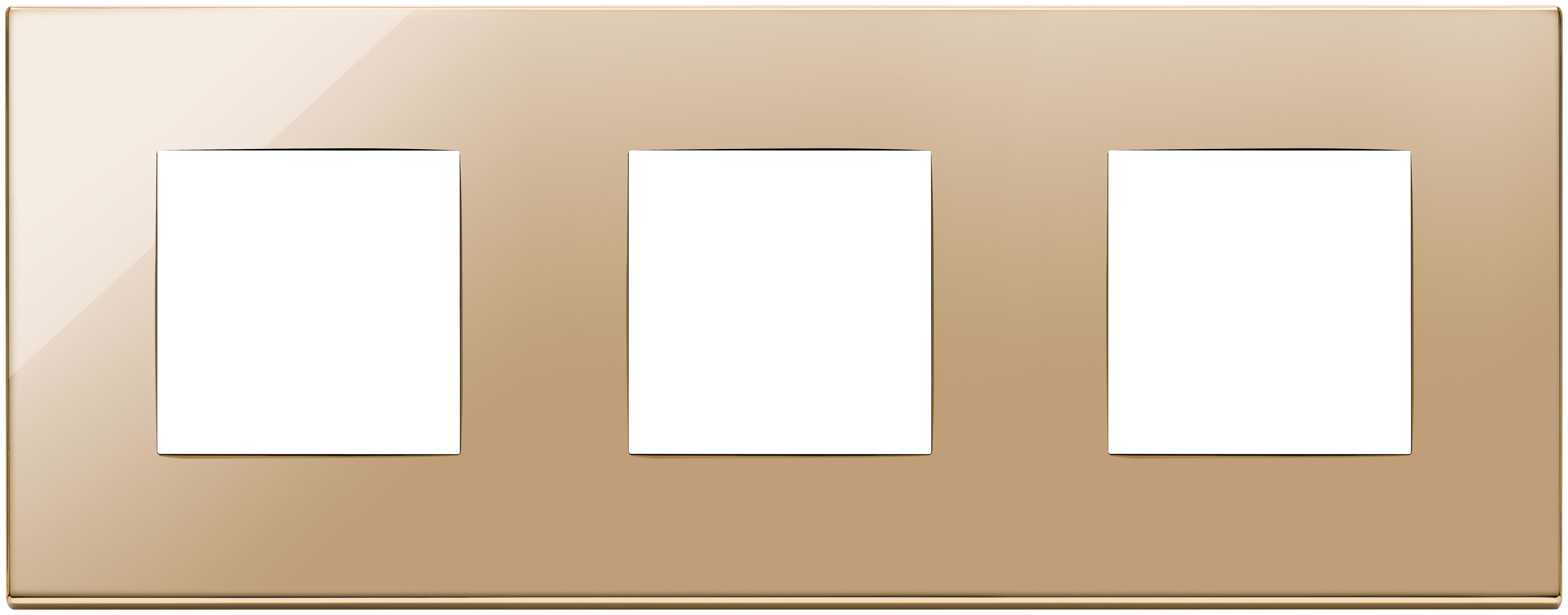 VIMAR - PLACCA 6M (2+2+2)INT71 ORO