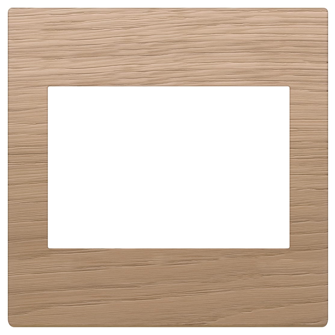 VIMAR - Placca 3 Moduli Legno Rovere Solide 22648.31