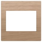 VIMAR - Placca 3 Moduli Legno Rovere Solide 22648.31