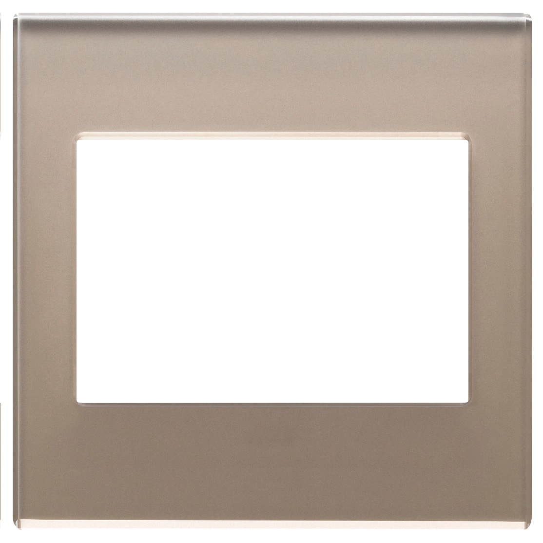 VIMAR - PLACCA 3M BS OPALE BRUNO