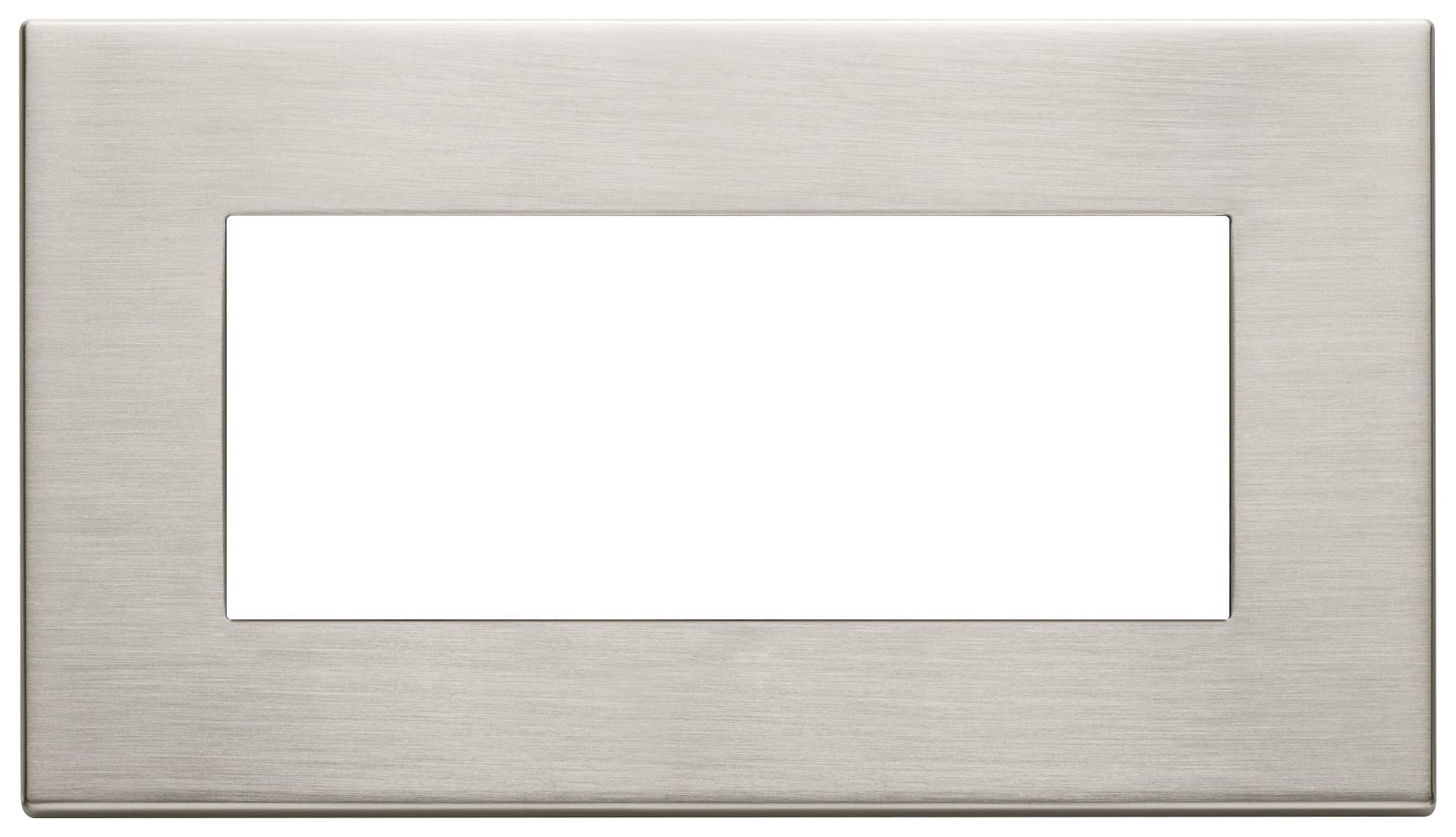 VIMAR - PLACCA 5M BS NICHEL SPAZZOLATO