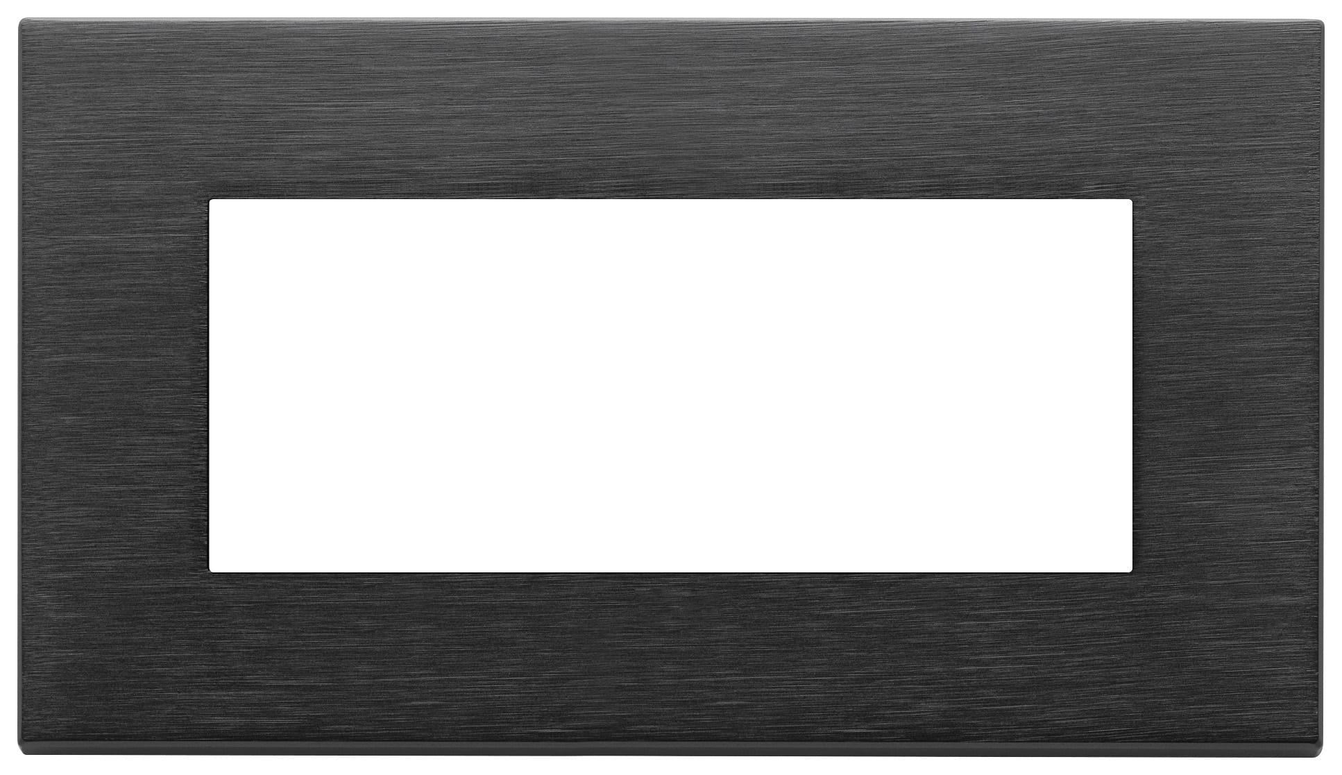 VIMAR - PLACCA 5M BS NERO SPAZZOLATO 22649.13