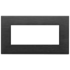 VIMAR - PLACCA 5M BS NERO SPAZZOLATO 22649.13