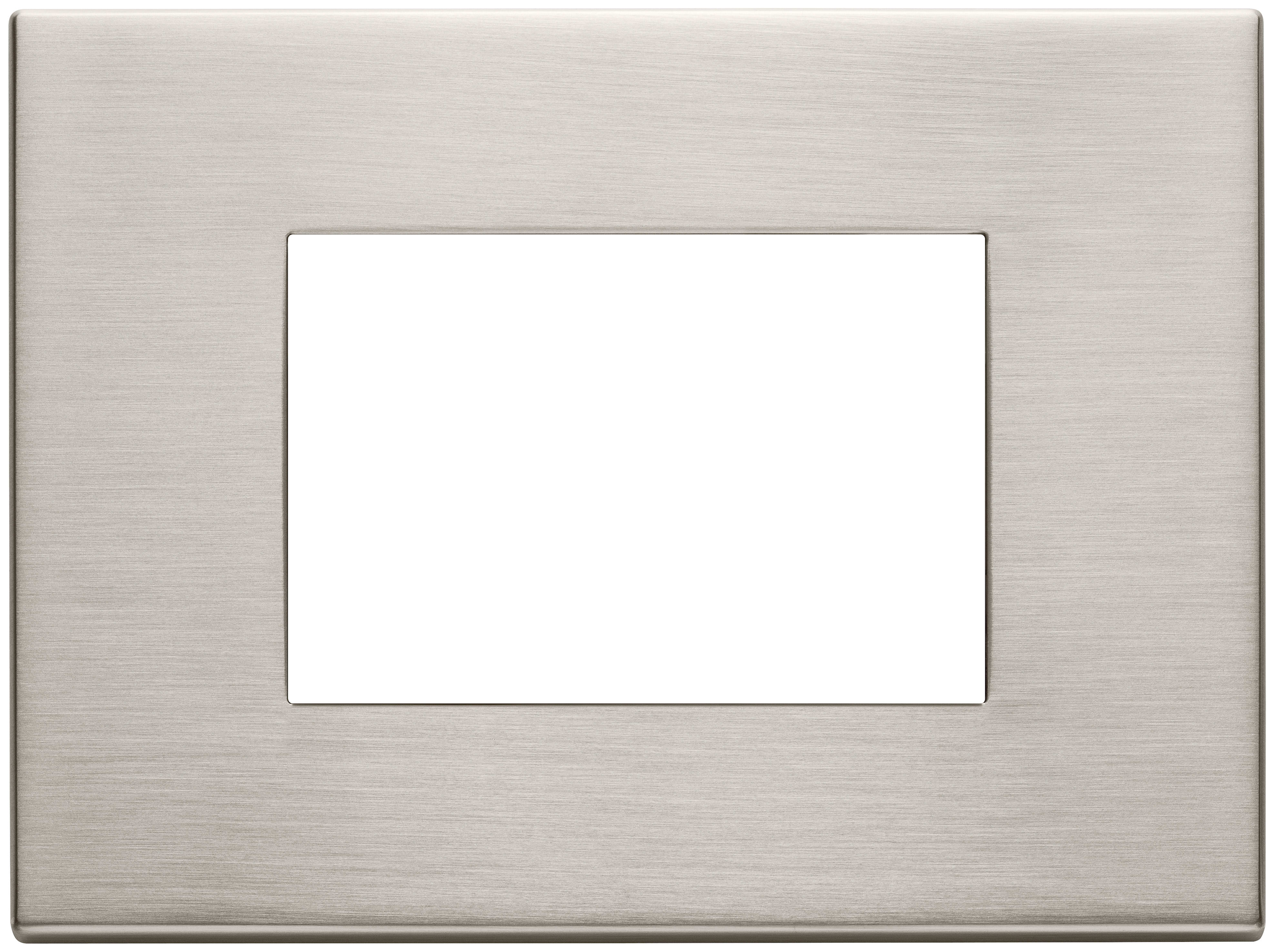 VIMAR - PLACCA 3M NICHEL SPAZZOLATO 22653.11