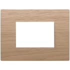 VIMAR - Placca 3 Moduli in Rovere Legno Solide 22653.31