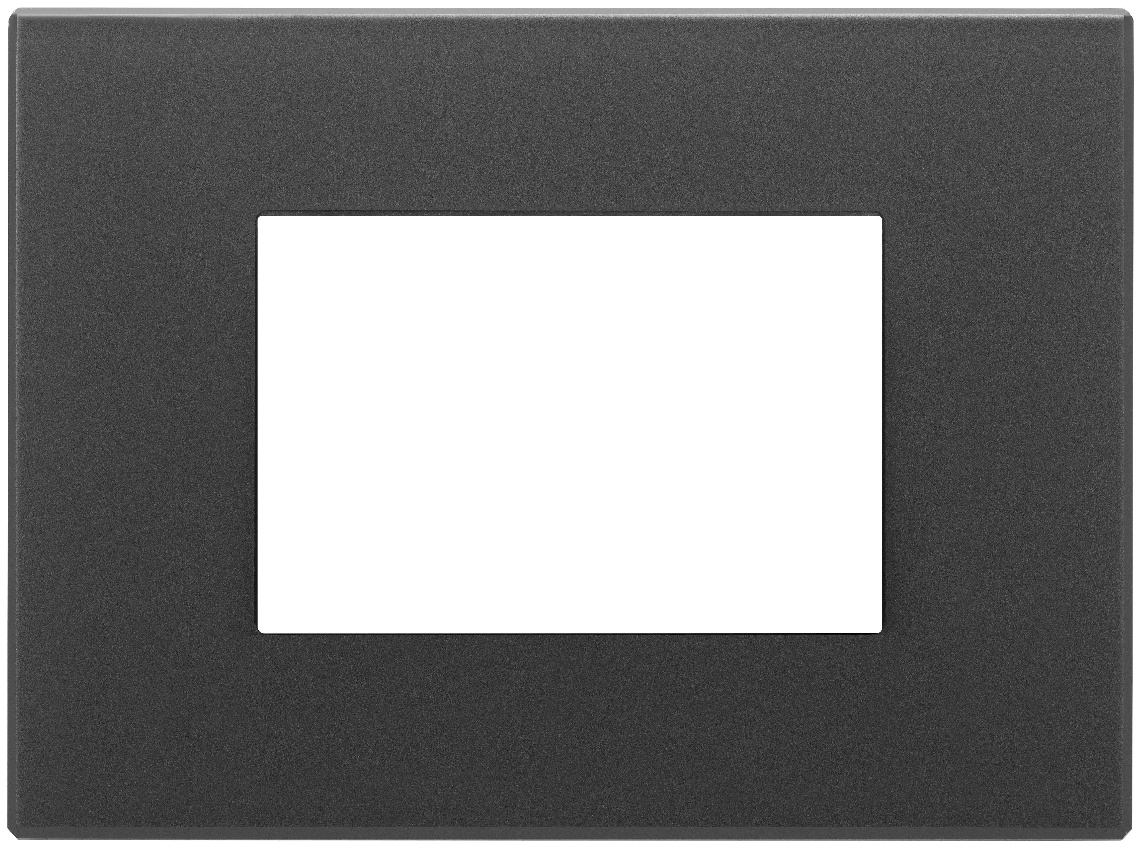 VIMAR - PLACCA 3M NERO SATINATO