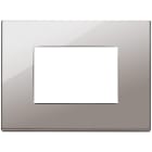 VIMAR - PLACCA 3M CROMO NERO 22653.83