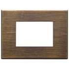 VIMAR - Placca 3M Bronzo Antico Spazzolato - Moduli Metallo Esclusivo 22653.87