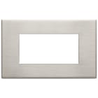 VIMAR - PLACCA 4M NICHEL SPAZZOLATO 22654.11