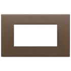 VIMAR - PLACCA 4M BRONZO SCURO SPAZZOLATO 22654.12