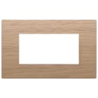 VIMAR - Placca 4 Moduli in Legno Rovere Solide 22654.31