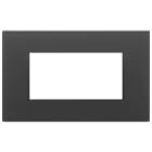 VIMAR - PLACCA 4M NERO SATINATO 22654.73