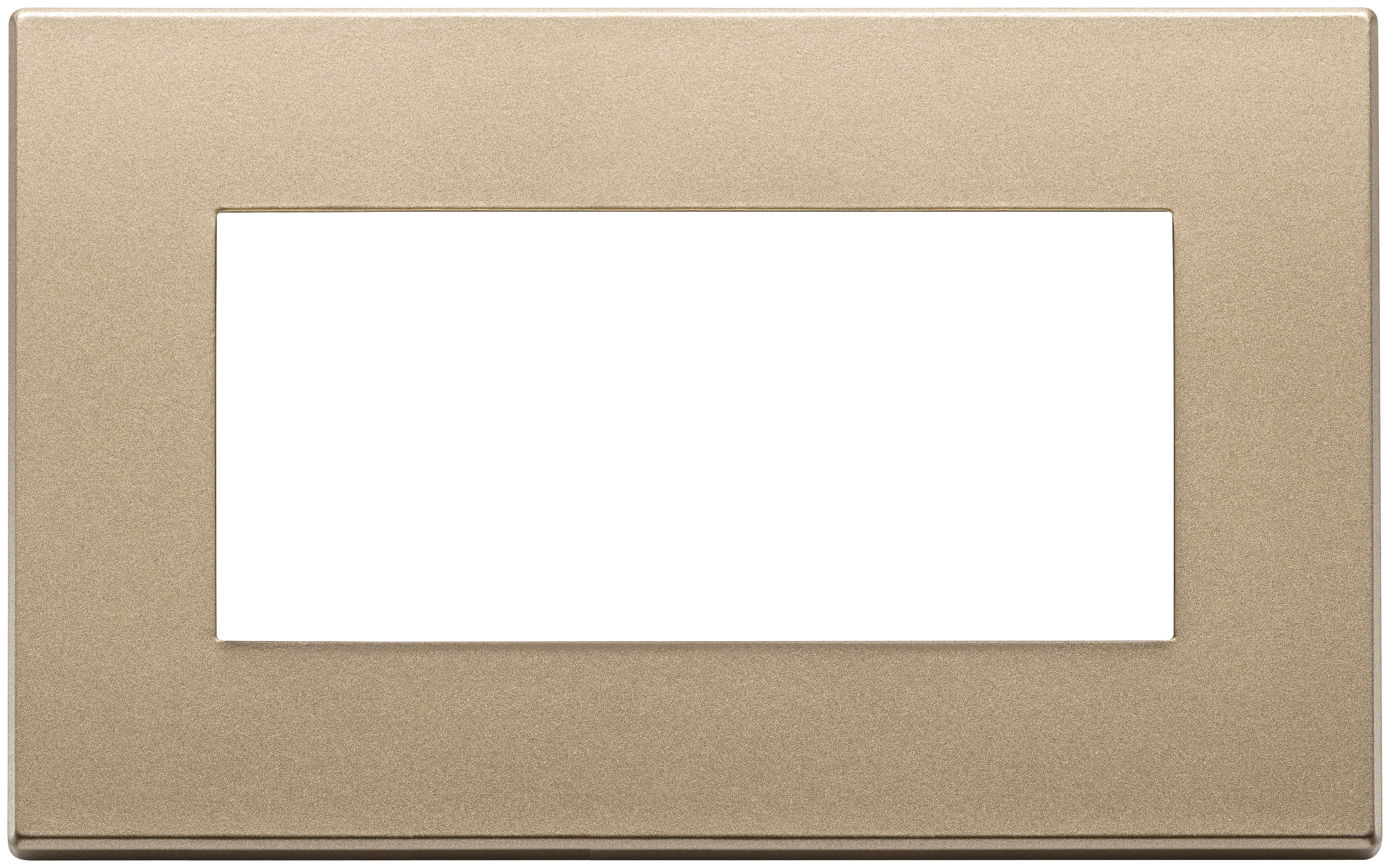 VIMAR - PLACCA 4M ORO SATINATO