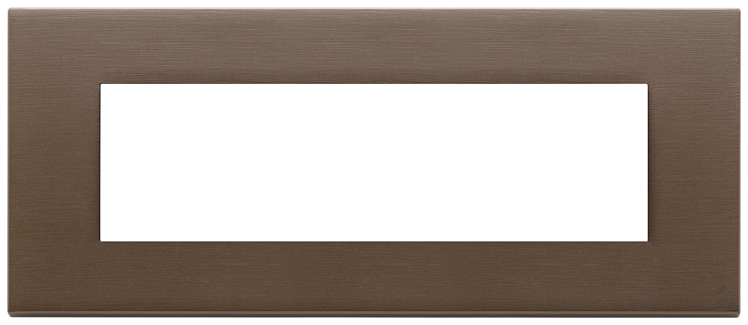 VIMAR - PLACCA 7M BRONZO SCURO SPAZZOLATO