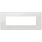 VIMAR - PLACCA 7M BIANCO LATTE