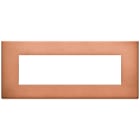 VIMAR - Placca 7M Moduli Metallo Esclusivo Rame Spazzolato 22657.86