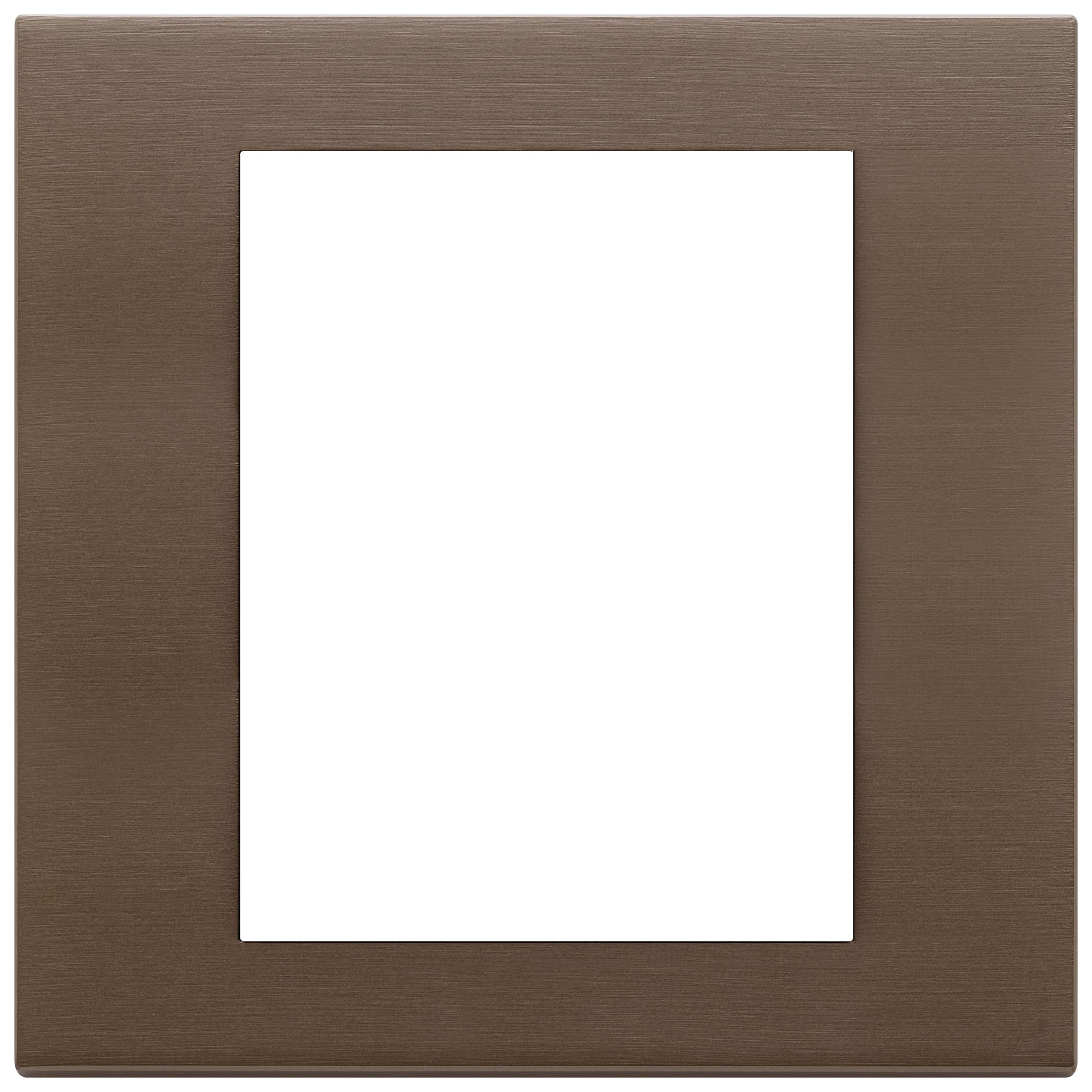 VIMAR - PLACCA 8M BRONZO SCURO SPAZZOLATO 22668.12