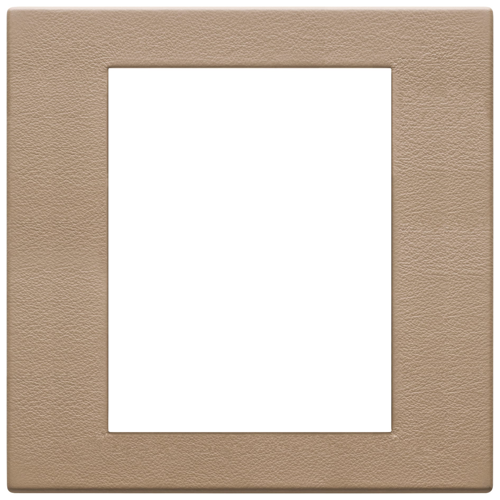 VIMAR - Placca 8 Moduli Pelle Naturale Savana 22668.21