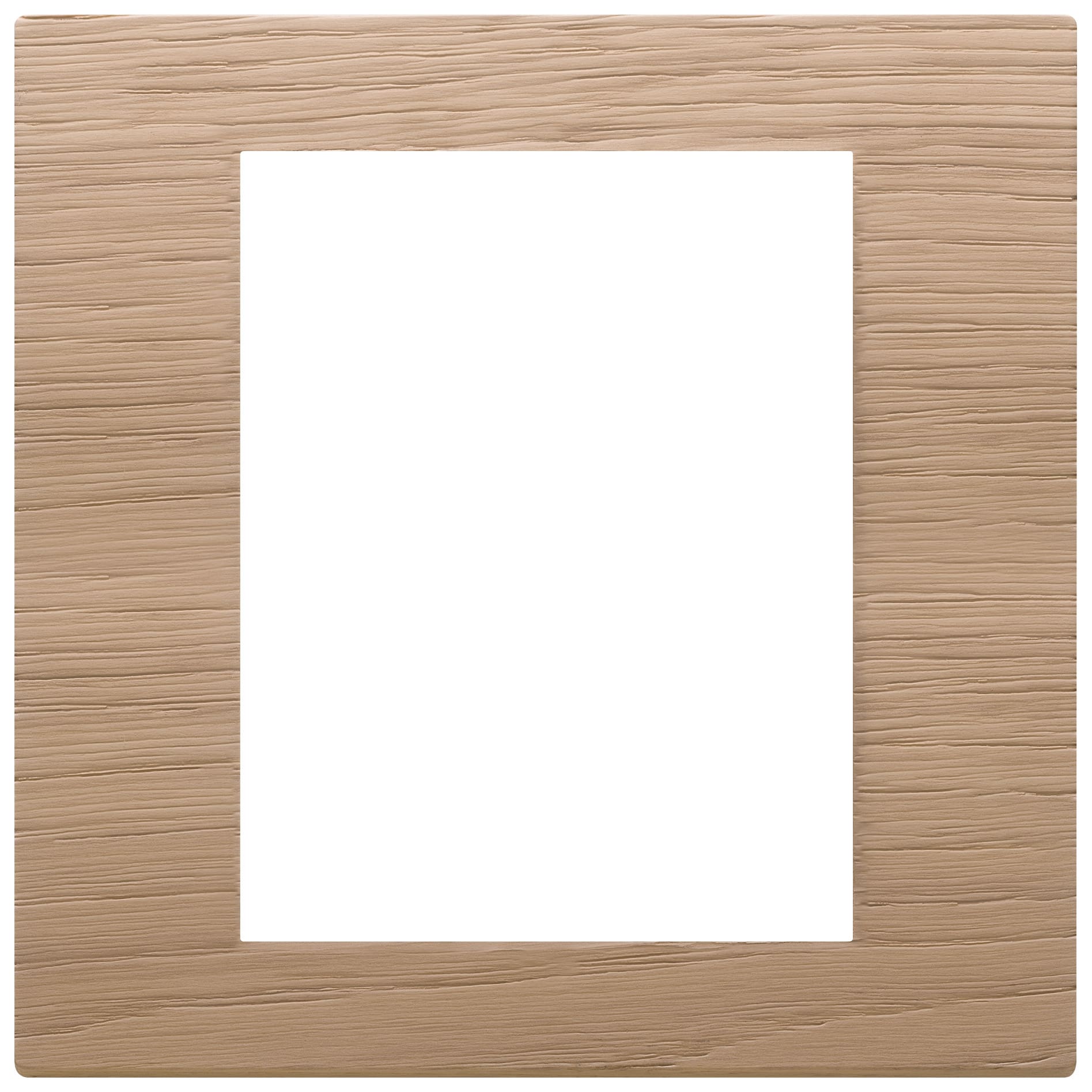 VIMAR - Placca 8 Moduli in Legno Rovere Solido