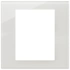 VIMAR - PLACCA 8M BIANCO LATTE