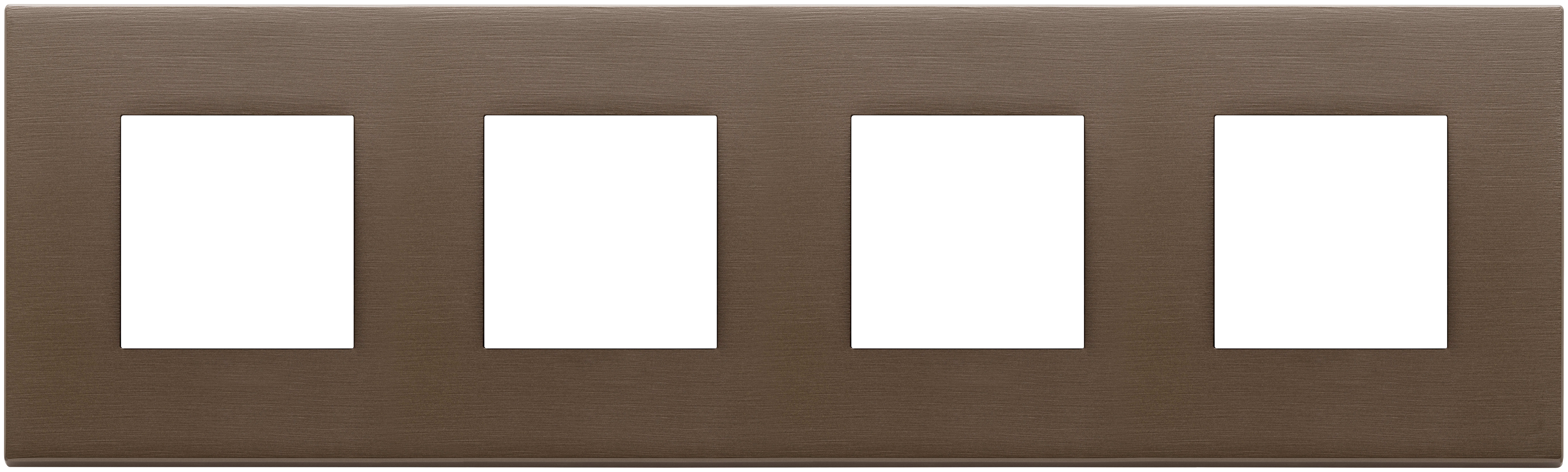 VIMAR - PLACCA 8M (2+2+2+2)INT71 BRONZO SC. SPAZ 22669.12