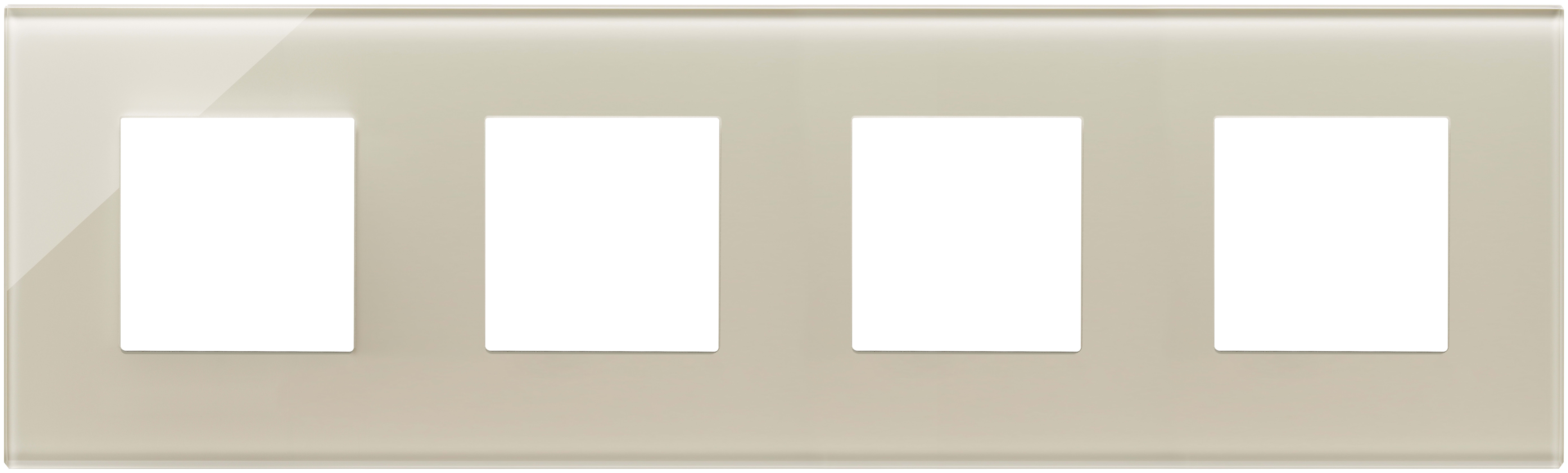 VIMAR - PLACCA 8M (2+2+2+2)INT71 BIANCO CANAPA 22669.72