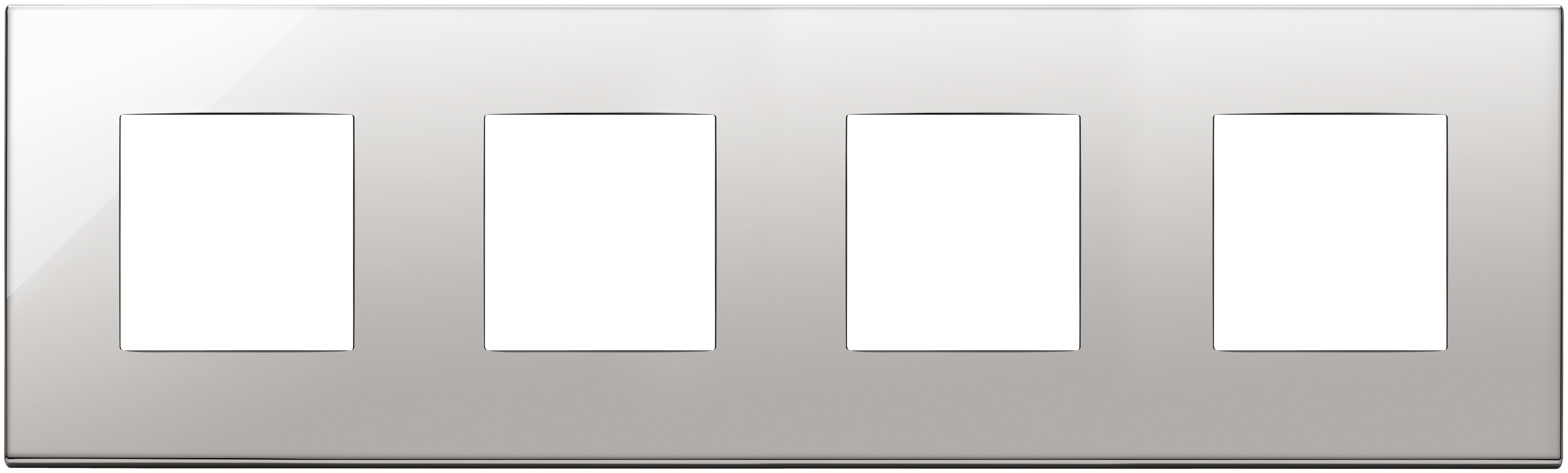 VIMAR - PLACCA 8M (2+2+2+2)INT71 NICHEL