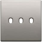 VIMAR - PLACCA 3MX3 BS VINTAGE NICHEL SPAZZOLATO