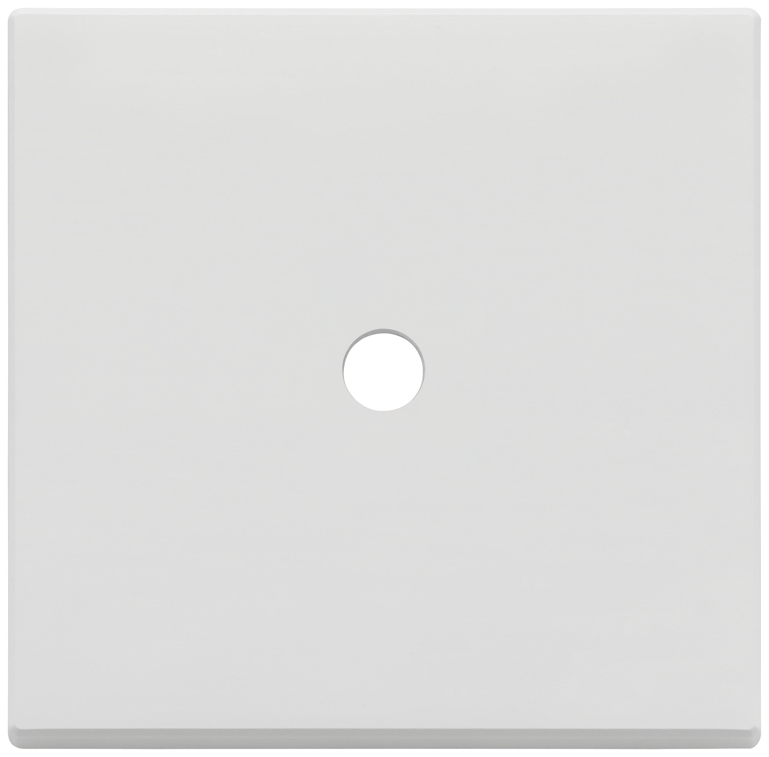 VIMAR - Placca 2 Moduli Tondo Bianco Matt Metallo Un Comando 22682.RN.1.01