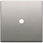 VIMAR - Placca 2 Moduli Tondo Nichel Spazzolato Metallo Un Comando 22682.RN.1.11