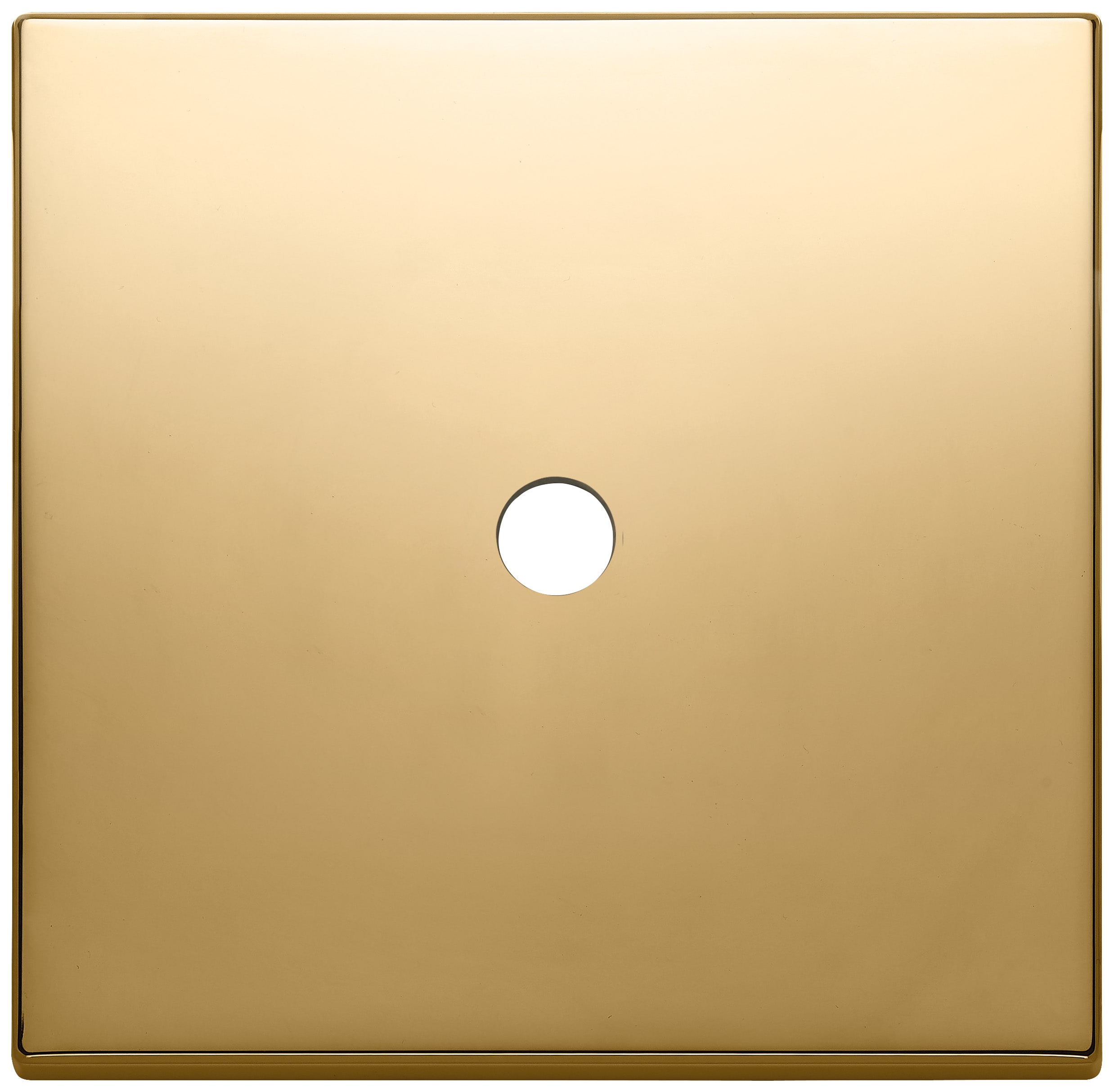 VIMAR - Placca 2 Moduli Comando Tondo Metallo Oro 22682.RN.1.82